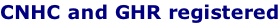 CNHC and GHR registered